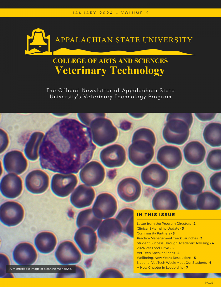 Veterinary Technology Newsletter - January 2024