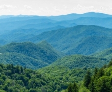 a scenic view of the blue ridge mountains photo by university communications