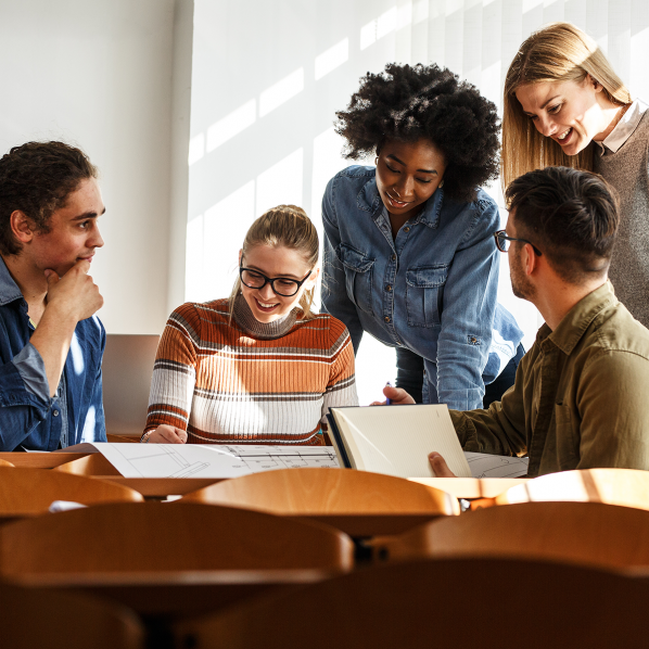 Image of college students