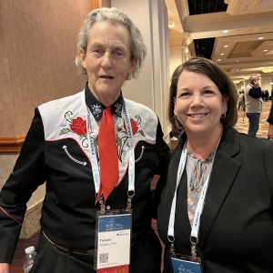 Temple Grandin and Jen Serling