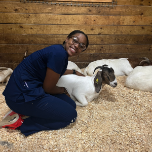 CAS Corps member Nathaia Lassiter is a junior veterinary technology major from Statesville. Photo submitted